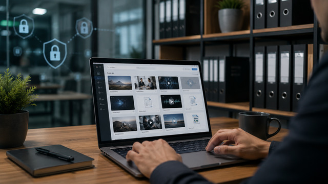 Digital asset management dashboard with financial control system